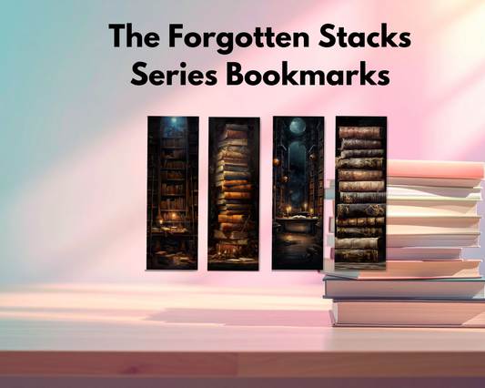 The Forgotten Stacks Series Bookmarks