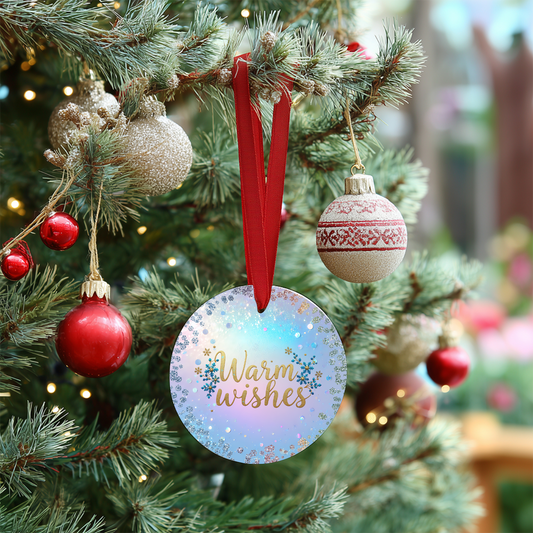 Holographic Holiday Ornament