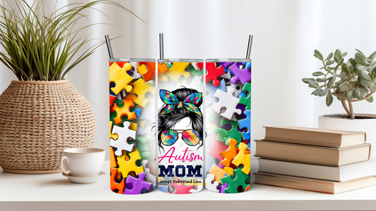 Autism Mom 20oz Tumbler