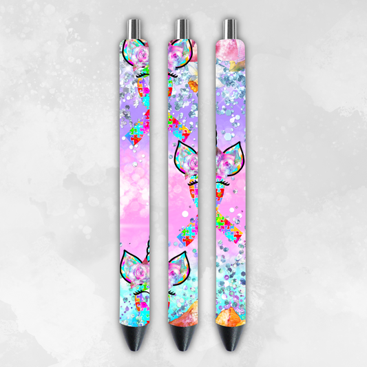 Unicorns Speak in Puzzle Pieces Pen