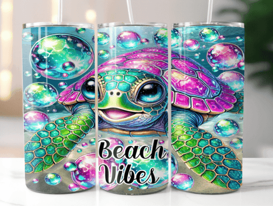 Beach Vibes Turtle 20oz Tumbler