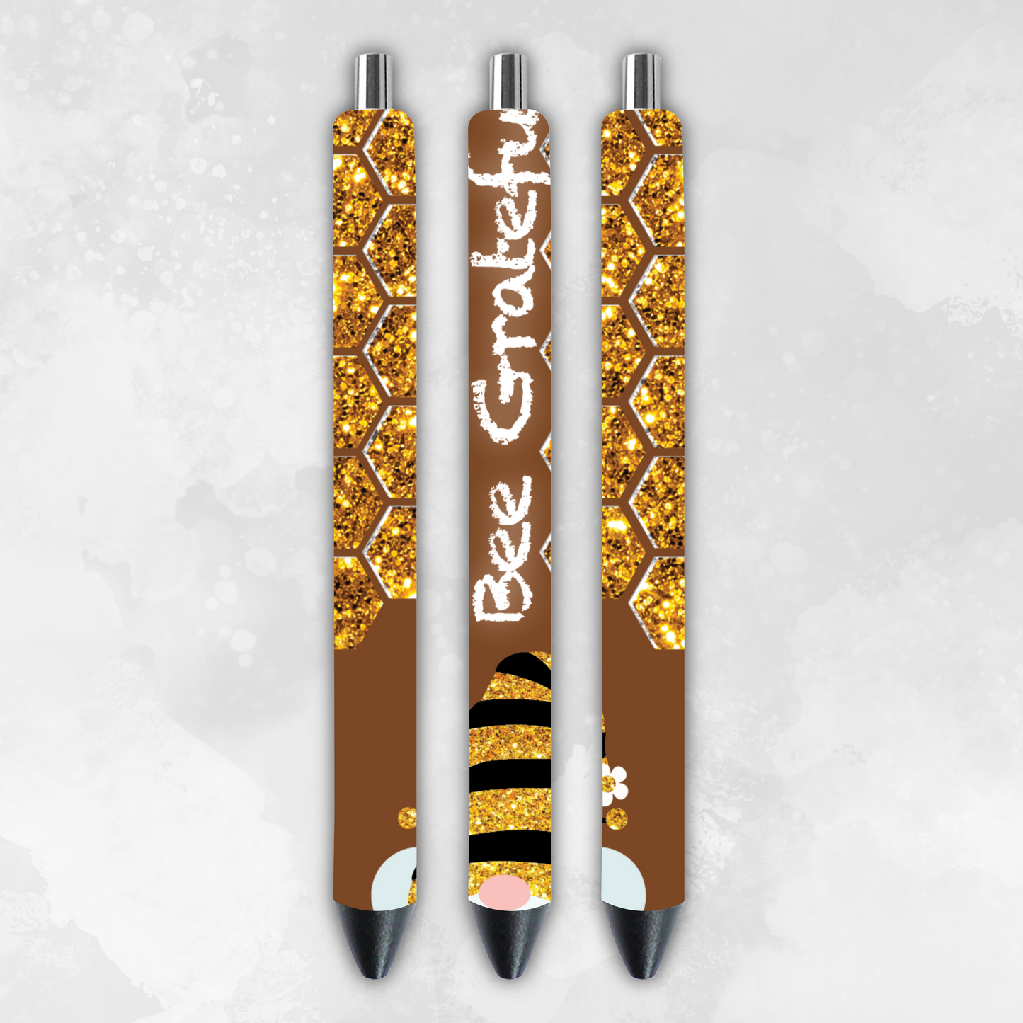 Bee Phrases 3 Pack of Pens