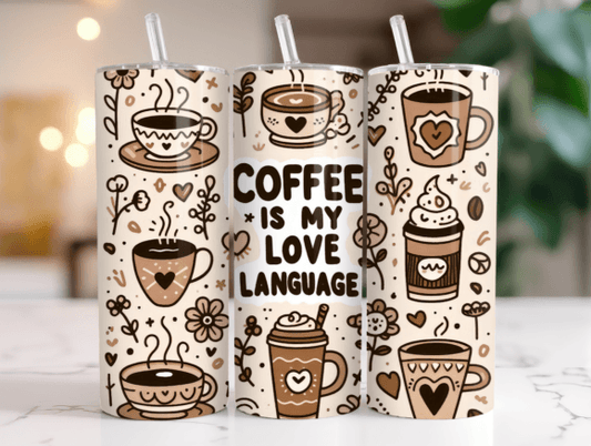 Coffee Love Language 20oz Tumbler