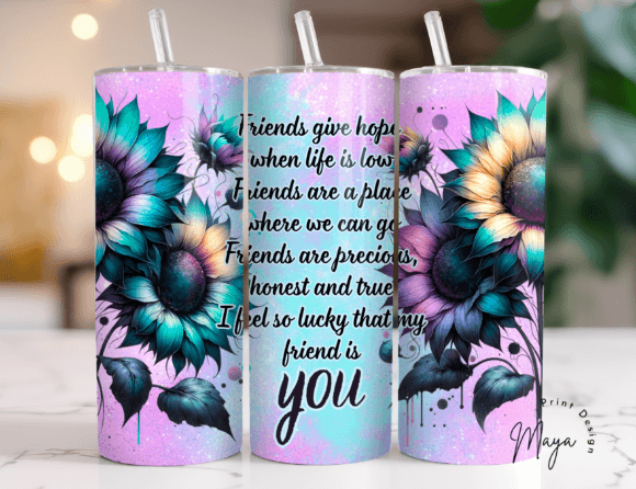 Friendship Quote 20oz Tumbler