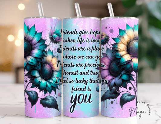 Friendship Quote 20oz Tumbler