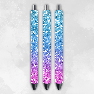 Gradient Glitter 5 Pack Of Pens
