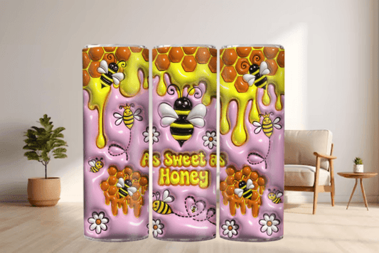 3D Honey Bee 20oz Tumbler