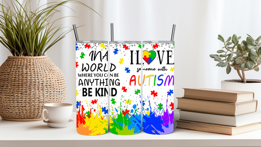 Autism Awareness 20oz Tumbler