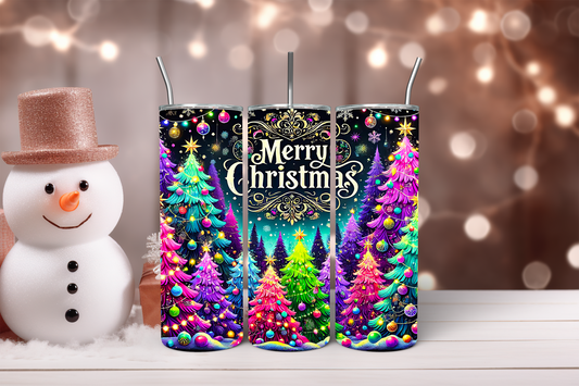 Merry Bright Christmas 20oz Tumbler