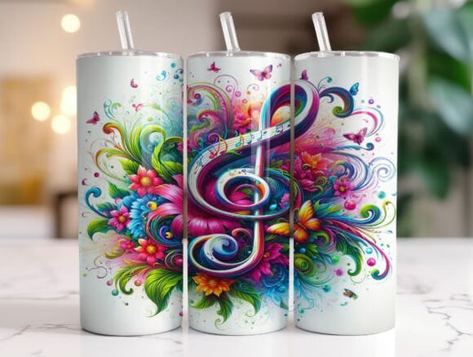 Music Note 20oz Tumbler