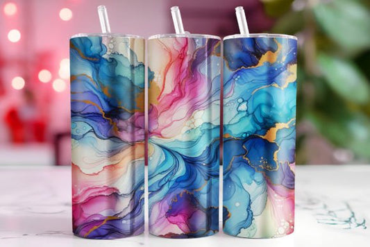 Pastel Marble 20oz Tumbler