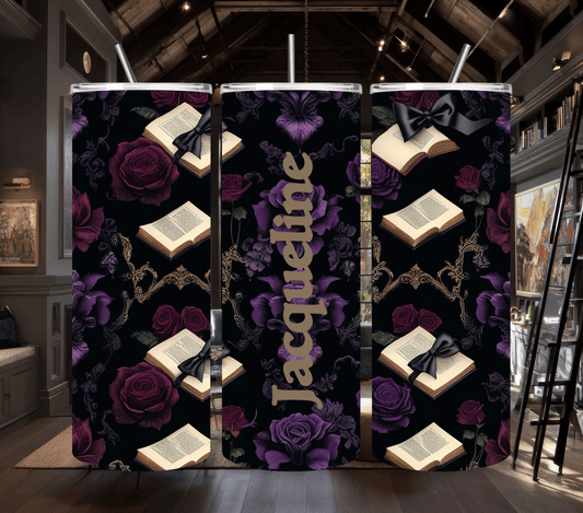 Gothic Bloom Personalized 20oz Tumbler