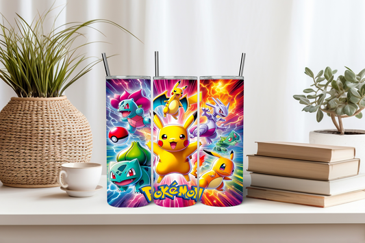 Pokemon Pocket Power 20oz Tumbler