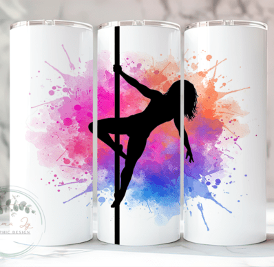 Pole Dance Fitness 20oz Tumbler