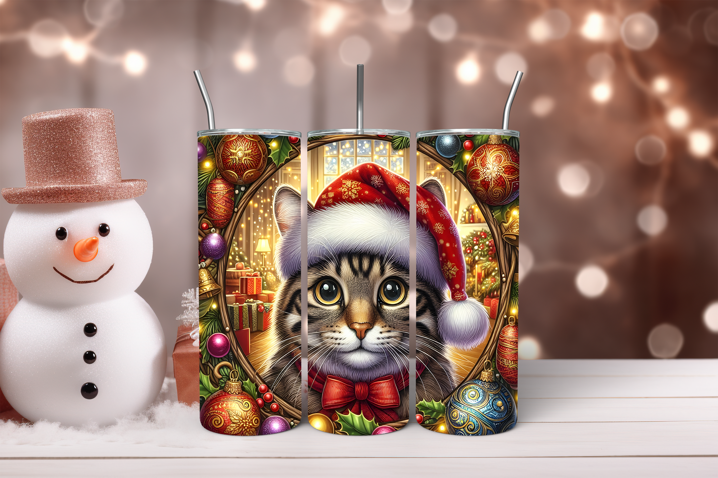 Santa Paws Christmas 20oz Tumbler