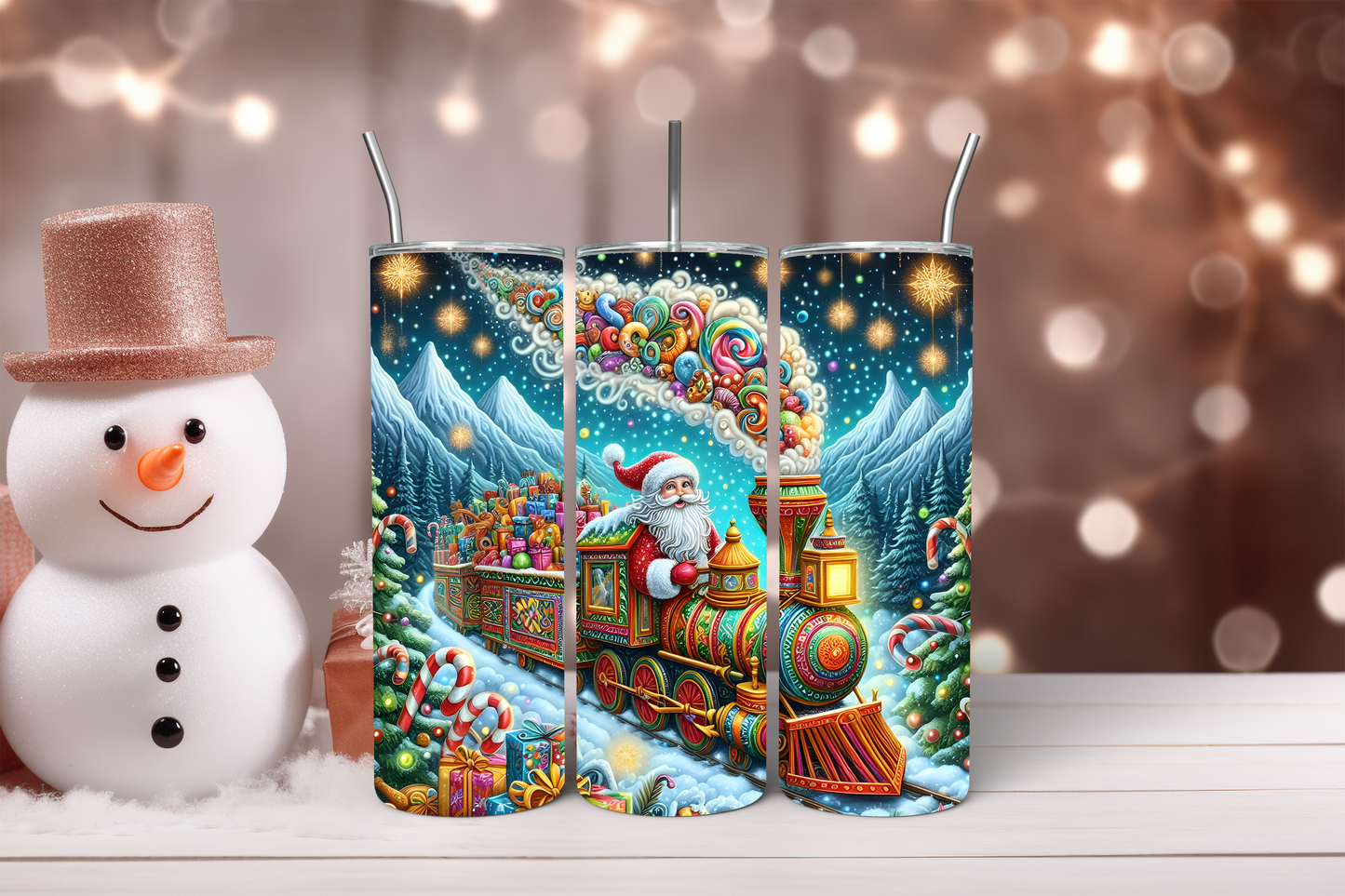 Santa’s Express Christmas 20oz Tumbler