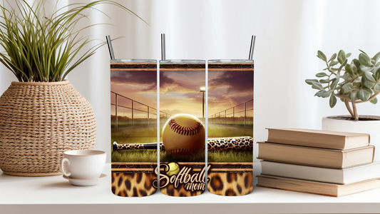 Softball Mom 20oz Tumbler