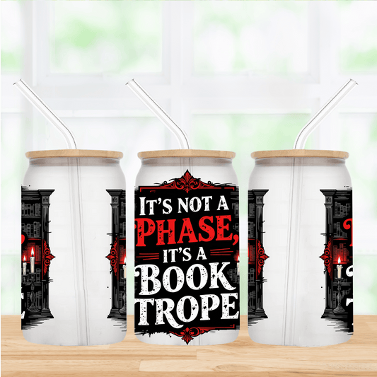 Trope 16oz Frosted Glass Can Tumbler