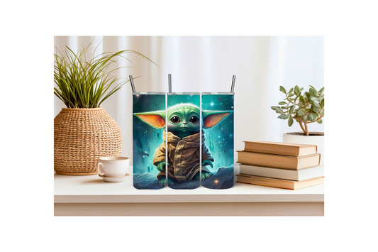 Baby Yoda Galaxy 20oz Tumbler