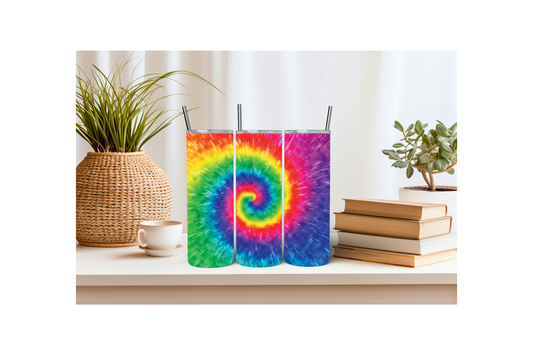 Tie-Dye Swirl 20oz Tumbler