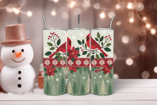 Winter Woodland Christmas 20oz Tumbler