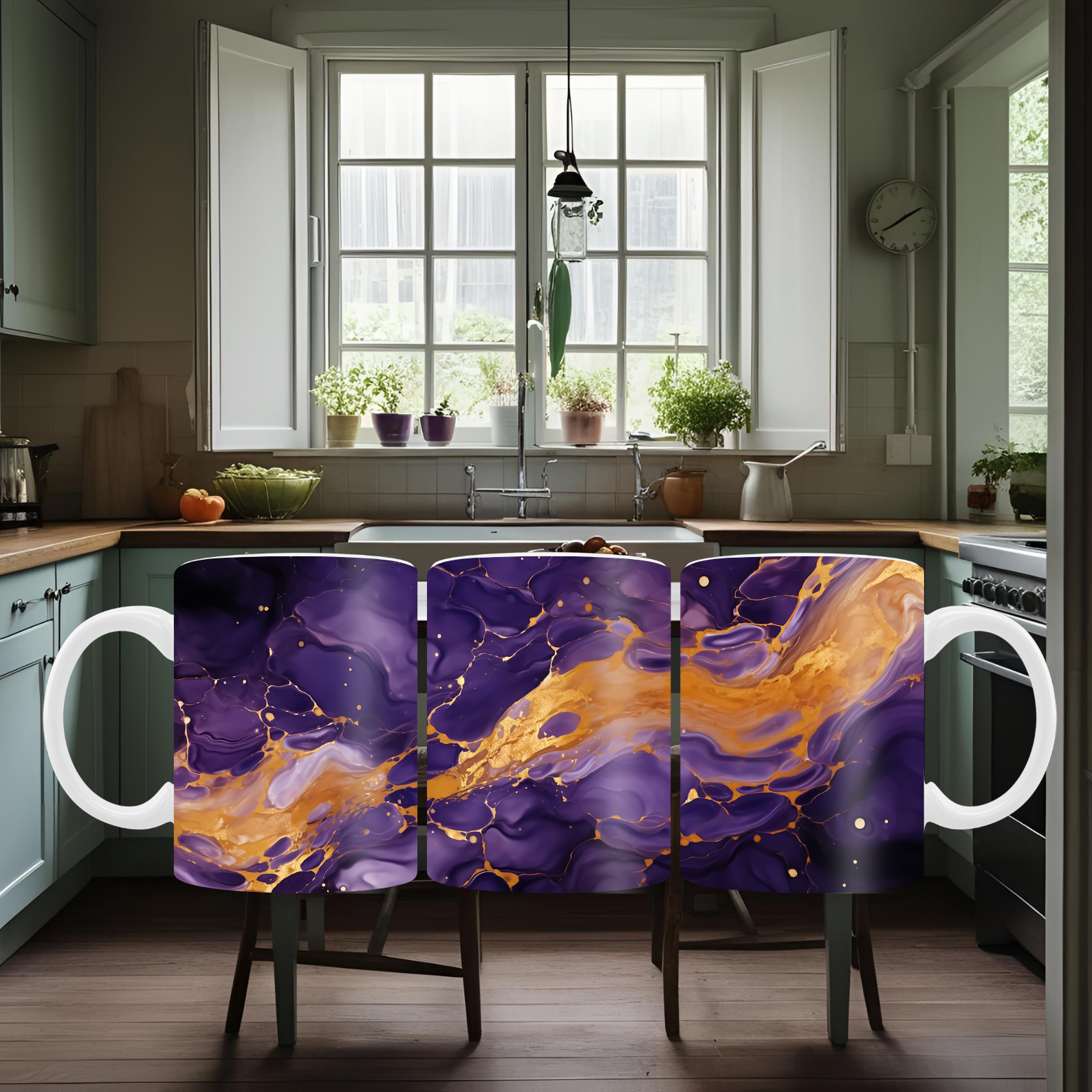 Purple and Gold Mug