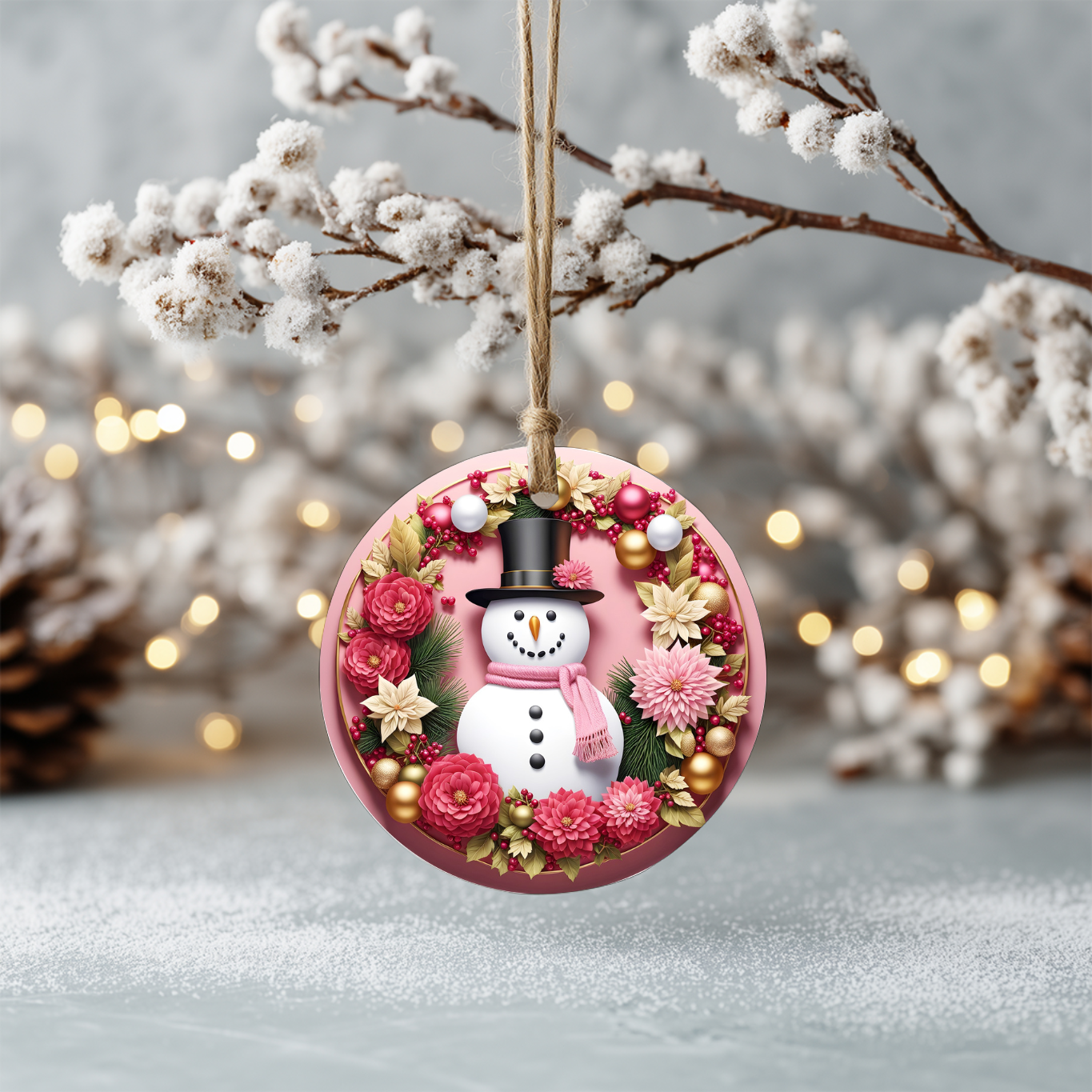 The Snowman Whimsy Ornaments Collection