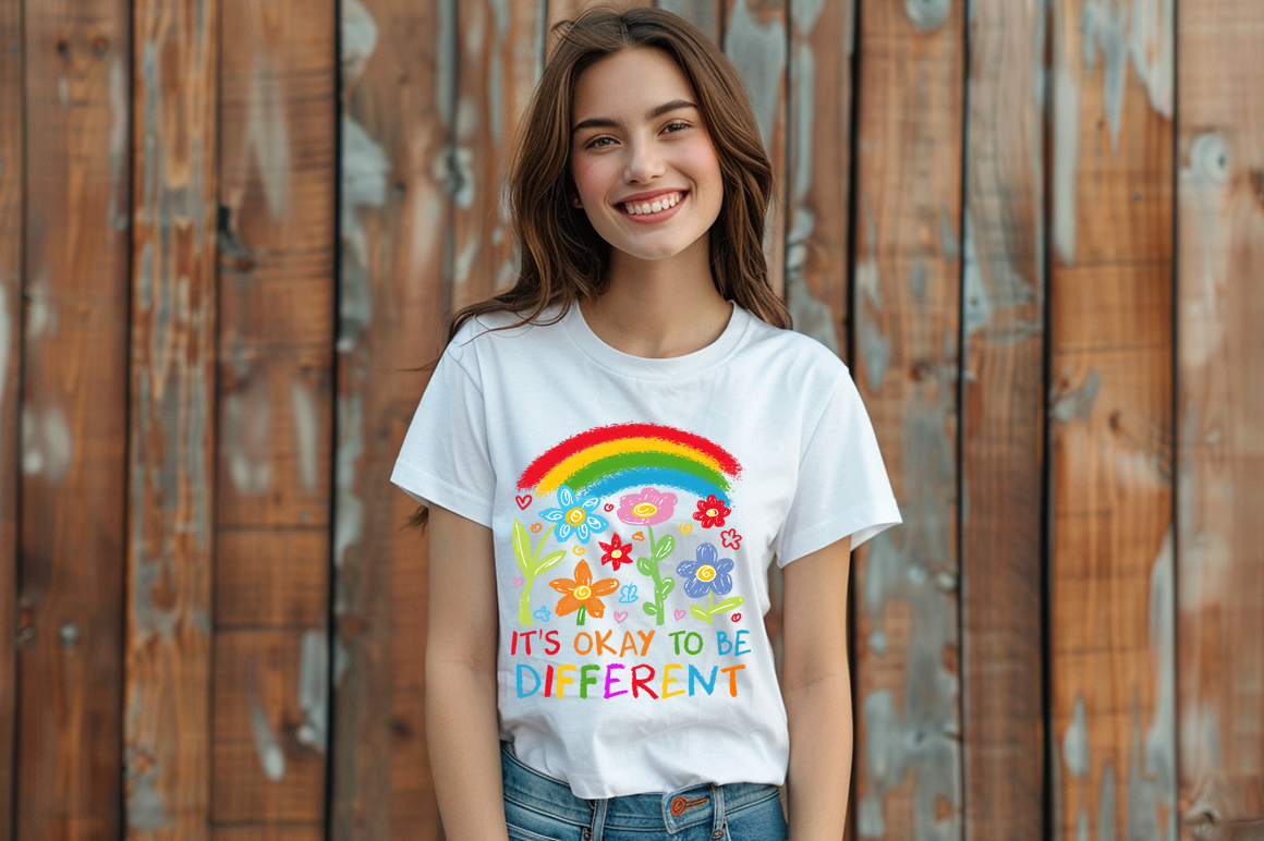 It's Okay To Be Different- Autism Awareness T-Shirt
