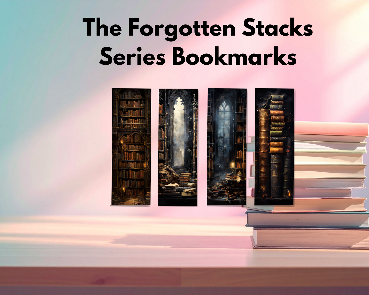 The Forgotten Stacks Series Bookmarks