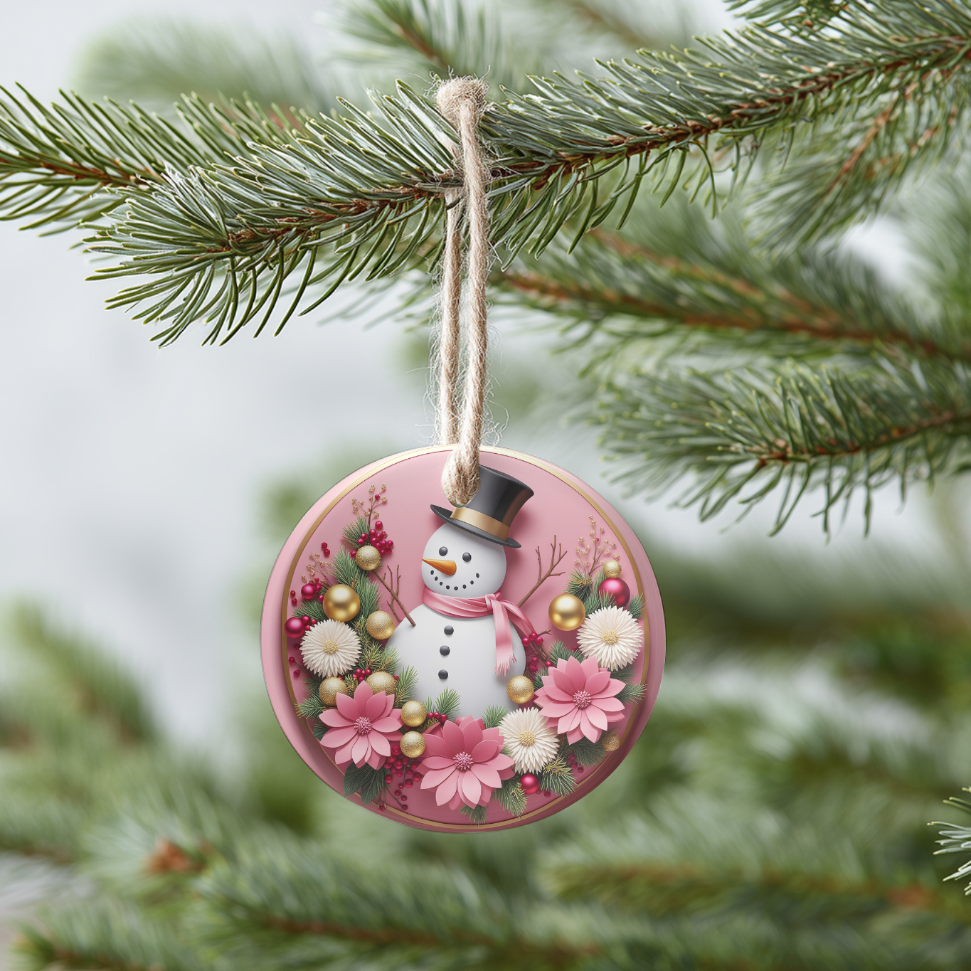 The Snowman Whimsy Ornaments Collection