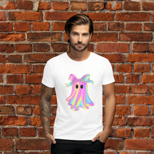 Rainbow Glow Ghost T-Shirt