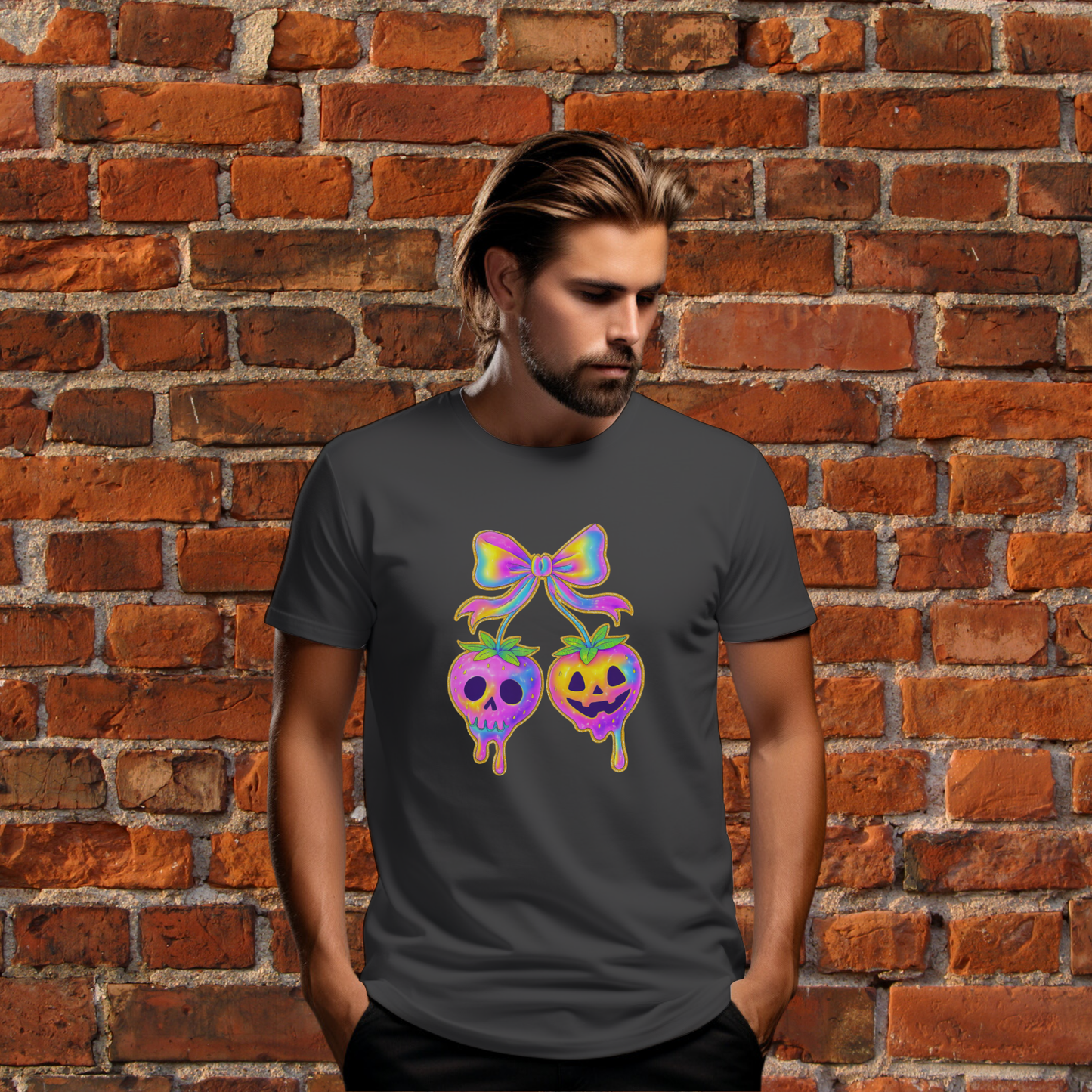 Sweet & Spooky Skull Apples T-Shirt