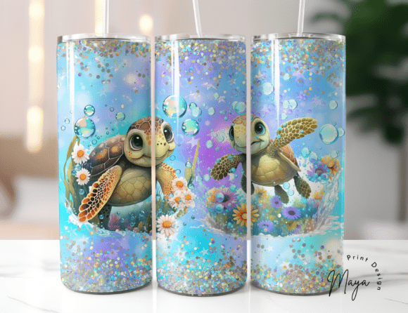 Baby Sea Turtles 20oz Tumbler