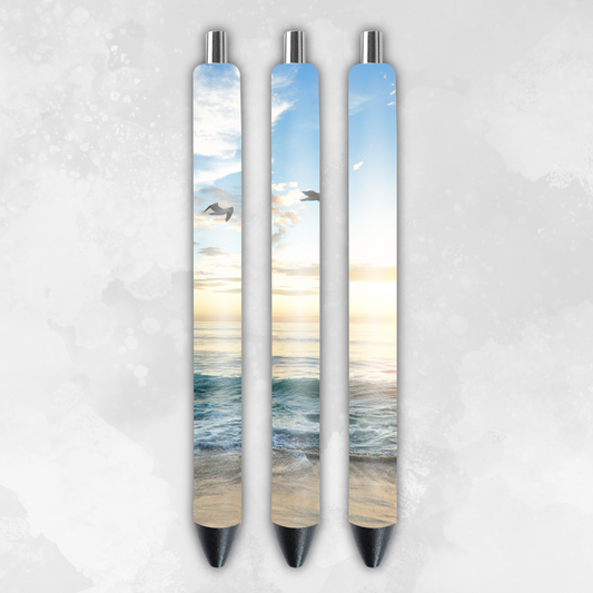 Coastline Beach 5 Pack of Pens