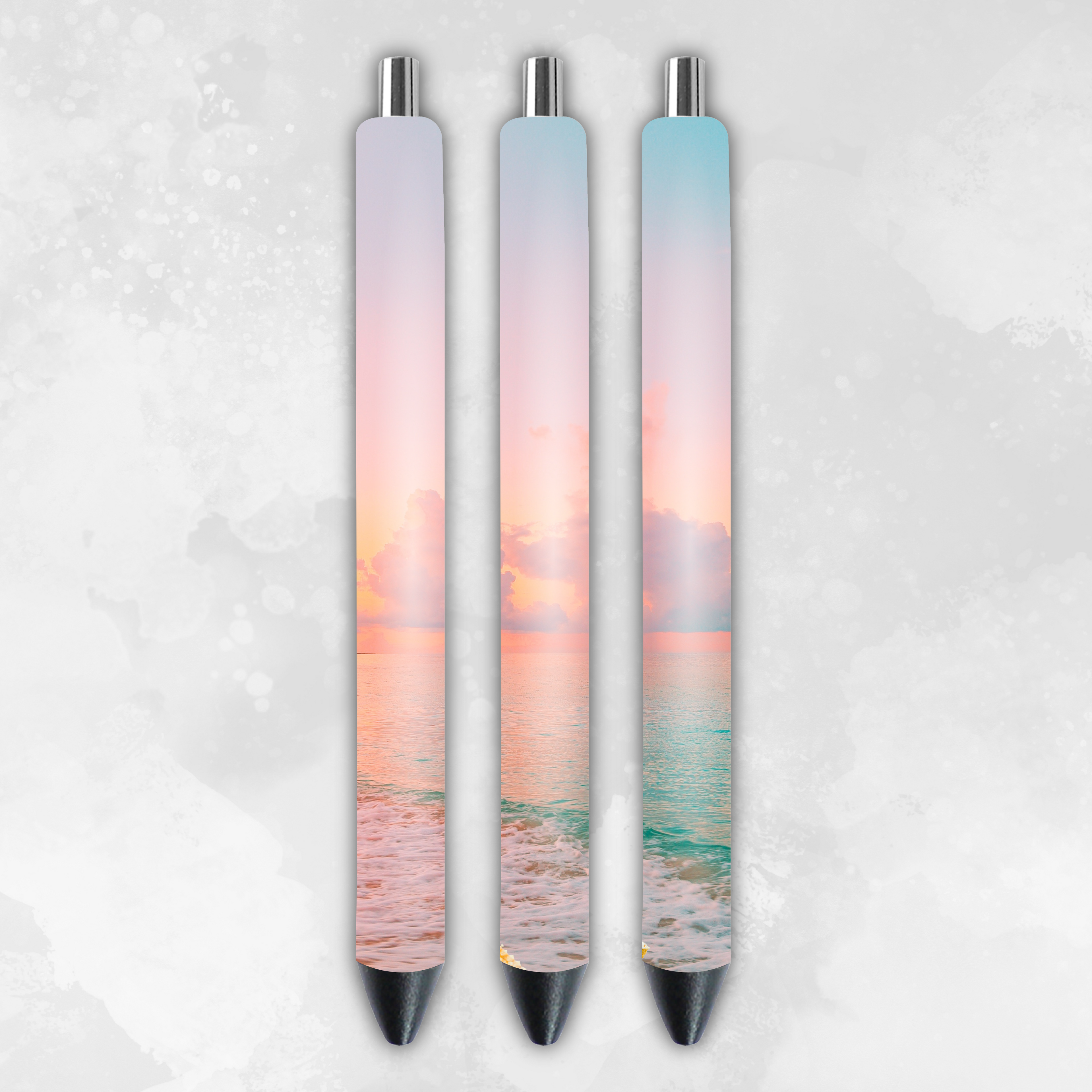 Coastline Beach 5 Pack of Pens