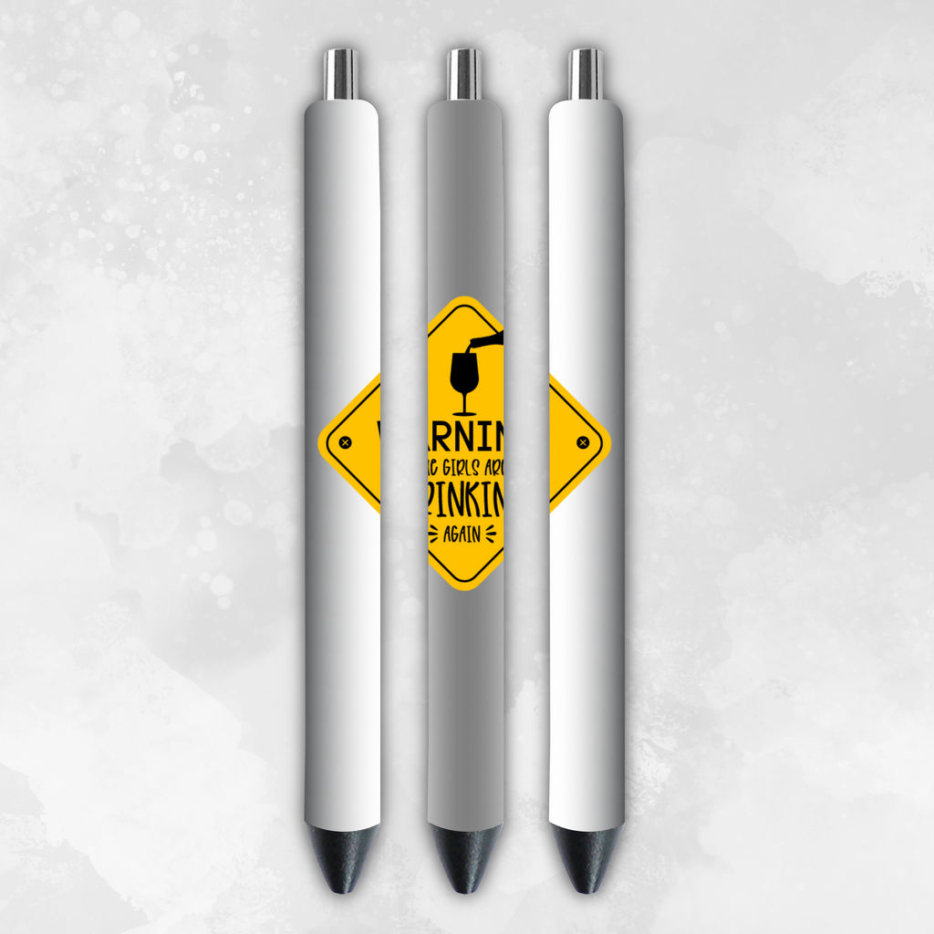 Bottoms Up 8 Pack of Pens