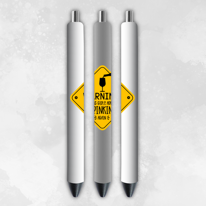 Bottoms Up 8 Pack of Pens