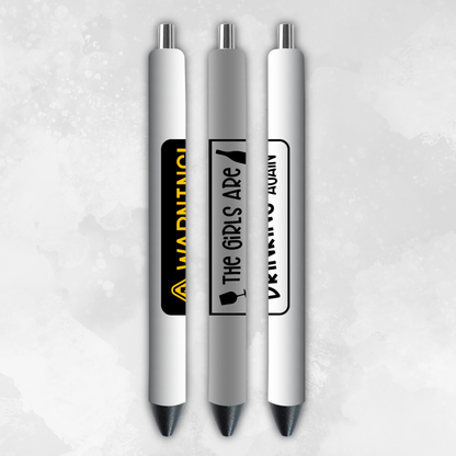 Bottoms Up 8 Pack of Pens