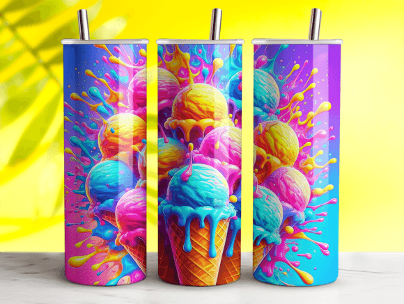 Bright Ice Cream 20oz Tumbler