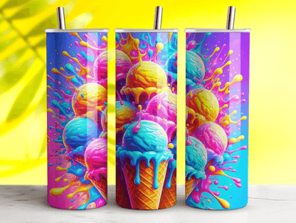 Bright Ice Cream 20oz Tumbler