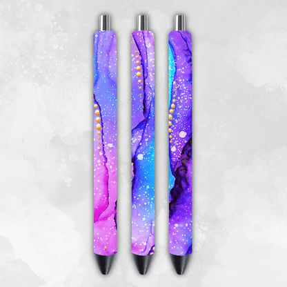 Color Ink Pattern 5 Pack Of Pens