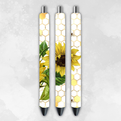 Springtime Flowers 3 Pack of Pens