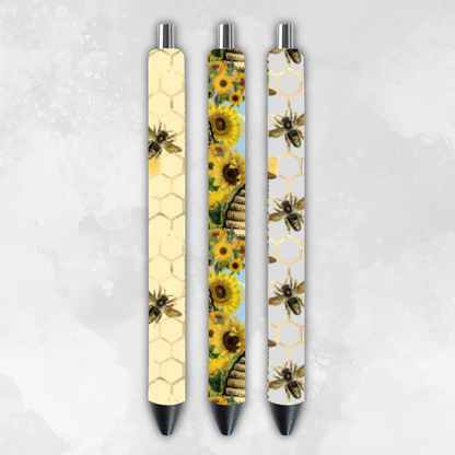 Springtime Flowers 3 Pack of Pens