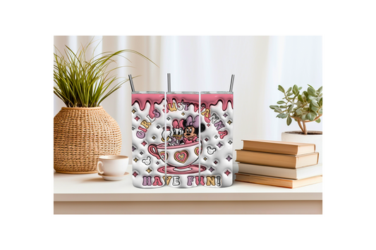 Girls Just Wanna Have Fun 20oz Tumbler