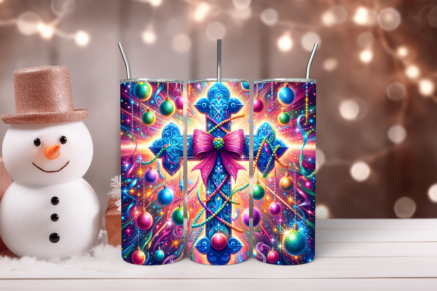 Radiant Faith Christmas 20oz Tumbler