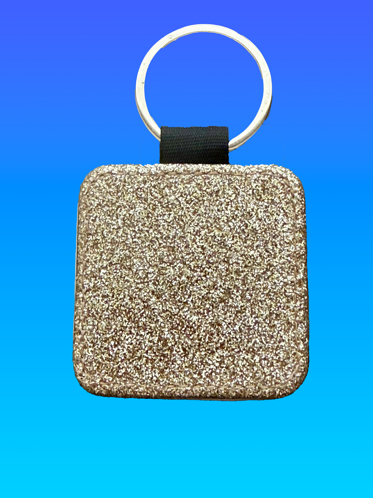 Customized Square Leather Keychain