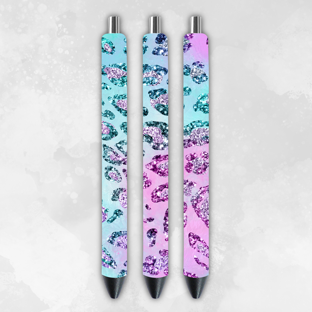 Glittered Animal Instinct 6 Pack of Pens