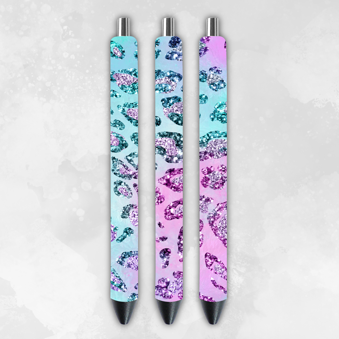 Glittered Animal Instinct 6 Pack of Pens