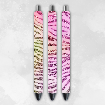 Glittered Animal Instinct 6 Pack of Pens