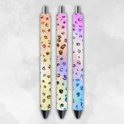 Glittered Animal Instinct 6 Pack of Pens